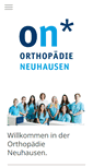 Mobile Screenshot of on-orthopaedie.de